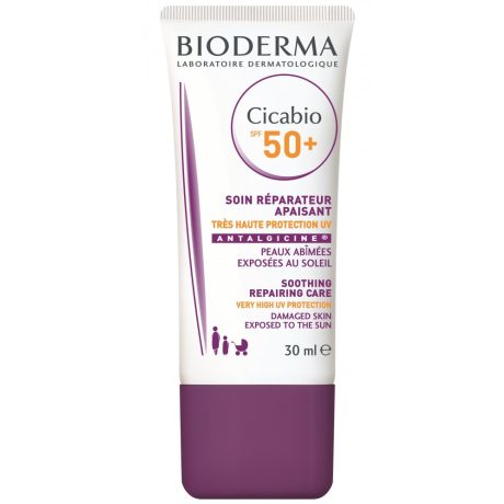 BIODERMA CICABIO SPF50+ nyugtató-regeneráló krém 30 ml