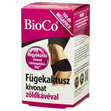 BIOCO FÜGEKAKTUSZ KIVONAT ZÖLDKÁVÉVAL tabletta 100 db