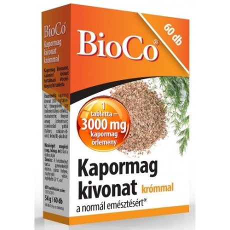 BIOCO KAPORMAG kivonat krómmal tabletta 60 DB