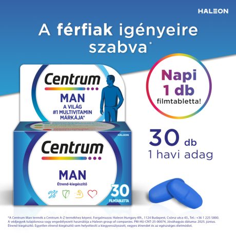 CENTRUM FÉRFIAKNAK A-Z-ig filmtabletta 30 db