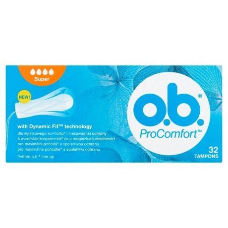 O.B PRO COMFORT SUPER tampon 32 db