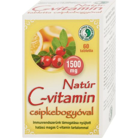 DR.CHEN NATÚR 1500 mg C-VITAMIN csipkebogyóval tabletta 60 DB