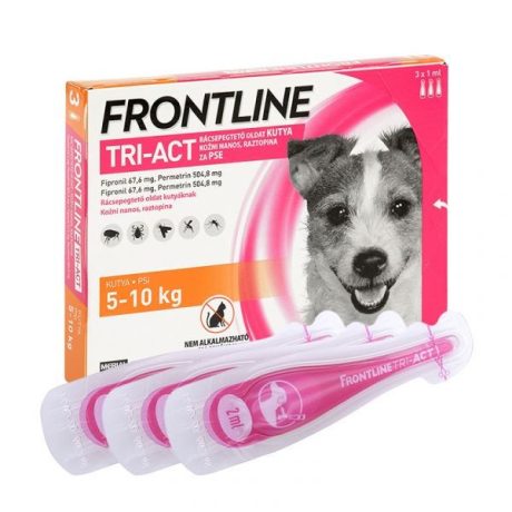 FRONTLINE Tri-Act kutya S 5-10 kg 3 db