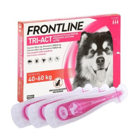 Frontline Tri-Act kutya XL 40-60 kg 3db