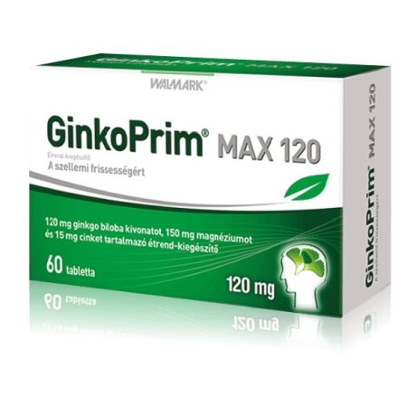 WALMARK GINKOPRIM MAX 120 mg tabletta 60 db
