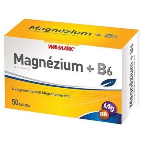 WALMARK MAGNÉZIUM + B6 tabletta 50 db