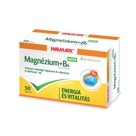 WALMARK MAGNÉZIUM + B6 tabletta 50 db