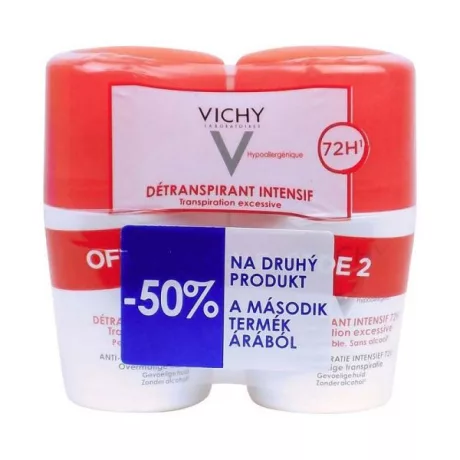 VICHY STRESS RESIST 72h golyós izzadásgátló deo DUO 2x50 ml