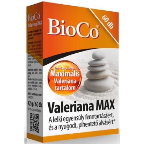 BIOCO VALERIANA MAX tabletta 60 DB