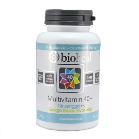 BIOHEAL MULTIVITAMIn 40+ ginzenggel és ginkgo biloba kivonattal 70 DB