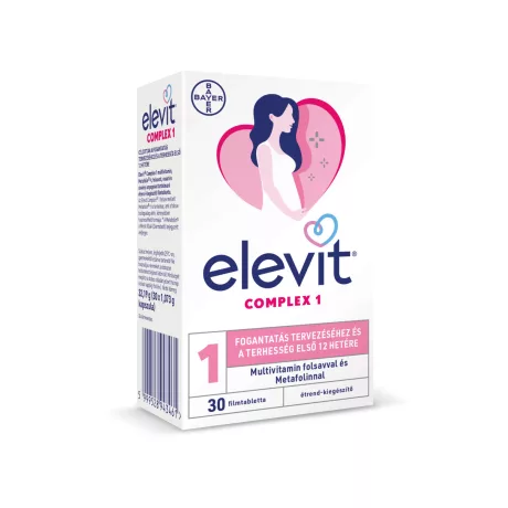 ELEVIT COMPLEX 1 filmtabletta a babatervezéstől az első trimeszter végéig 30 db