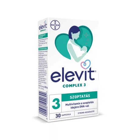 ELEVIT COMPLEX 3 lágyzselatin kapszula szoptatáshoz 30 db