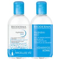   BIODERMA MICELLAFESZTIVÁL 2x250 ml HYDRABIO H2O micellás arclemosó száraz és vízhiányos bőrre