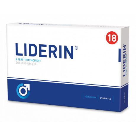 LIDERIN a férfi potenciáért tabletta 6 DB