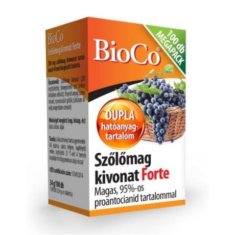 BIOCO SZŐLŐMAG KIVONAT FORTE tabletta 100 DB