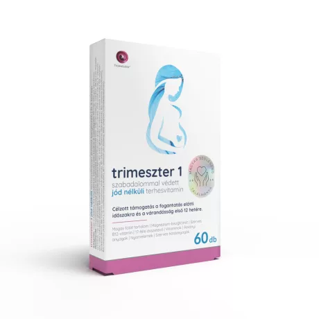 TRIMESZTER 1 VITAMIN VÁRANDÓSOKNAK JÓDMENTES tabletta 60 db