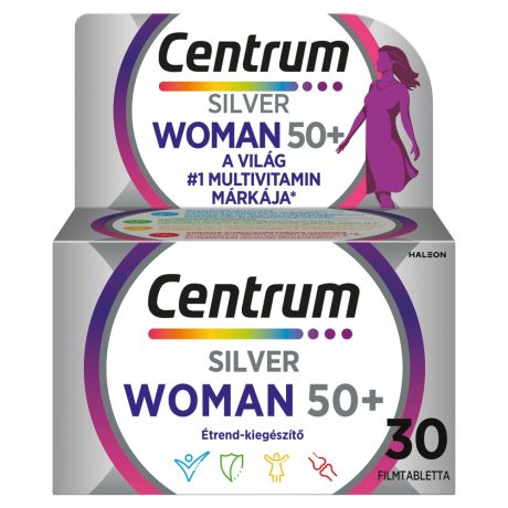 CENTRUM NŐKNEK 50+ A-Z-ig filmtabletta 30 db