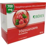 BÉRES TŐZEGÁFONYA filmtabletta 60 DB