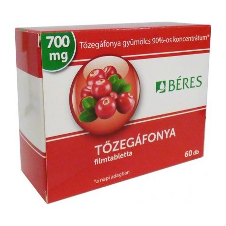 BÉRES TŐZEGÁFONYA filmtabletta 60 DB