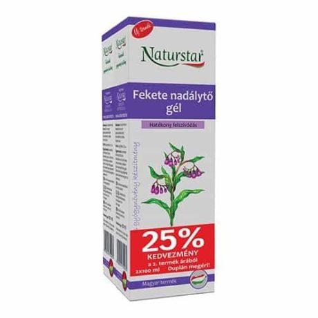 NATURSTAR FEKETE NADÁLYTŐ FORTE dupla gél 120 ml