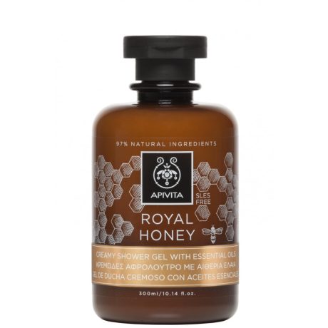 APIVITA Tusfürdő száraz bőrre - Royal Honey 250 ml