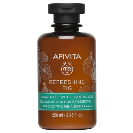 APIVITA tusfürdő frissítő fügével és illóolajokkal 250 ml