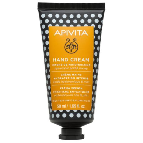 APIVITA kézkrém intenzív hidratáló hialuronsavval és mézzel 50 ml