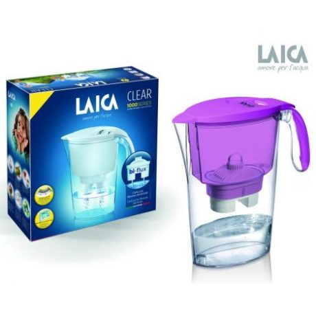 LAICA CLEAR LINE lila vízszűrő kancsó 1 db vízszűrőbetéttel 1 db