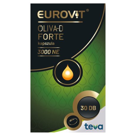 Eurovit Oliva-D 3000NE Forte étrendkiegészítő kapszula 30 db