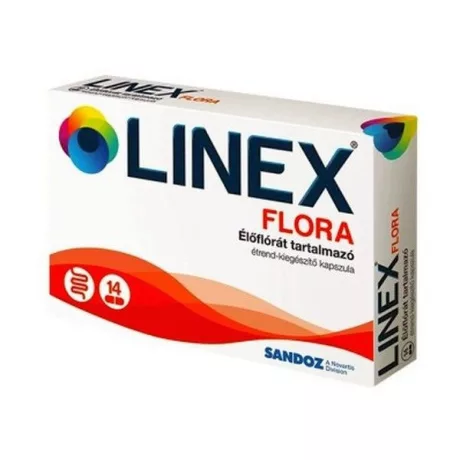 Linex élőflórás étrendkiegészítő kapszula 14db