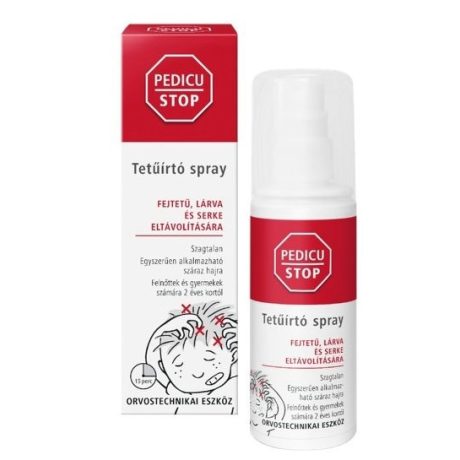 PEDICUSTOP tetűírtó spray 75 ml