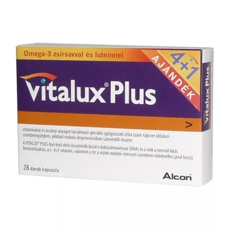 VITALUX PLUS OMEGA-3 kapszula 28 db