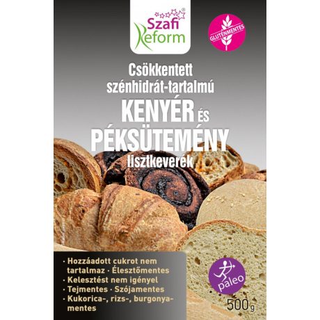 SZAFI REFORM csökkentett szénhidrát-tartalmú paleo kenyér és péksütemény lisztkeverék 1000 g