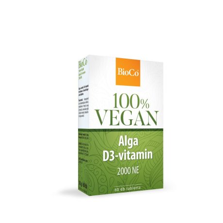 BIOCO 100% VEGAN Alga+D3 vitamin 2000NE 60 db