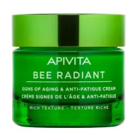   Apivita BEE RADIANT BŐRÖREGEDÉS ÉS FÁRADTSÁG JELEI ELLENI ARCKRÉM RICH - 50 ml