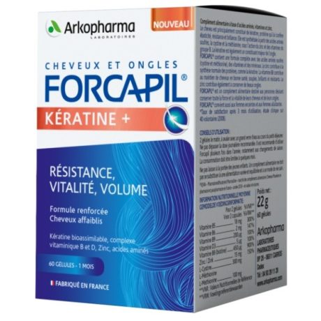 Forcapil Keratin + hajerősítő kapszula 60 db