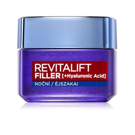 L' ORÉAL Paris Revitalift Filler (HA) Ránctalanító, Feltöltő éjszakai krém 50 ml
