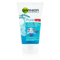 GARNIER Skin Pure 3in1 mélytisztító gél tubus 150 ml