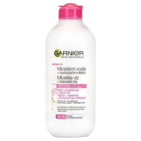 Garnier Skin Micellás víz + Hidratáló tej száraz és érzékeny bőrre 400ml