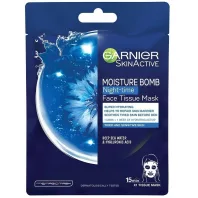 GARNIER Skin textil maszk - Moisture Bomb night 28 g