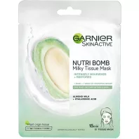 GARNIER Skin textil maszk - Nutribomb Milky Almond 28 g