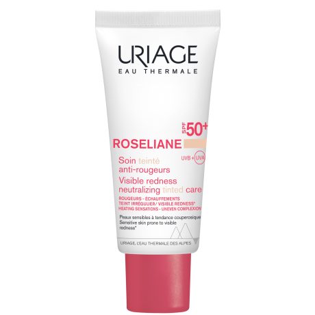 URIAGE ROSÉLIANE CC krém SPF50+ rosacea ellen 40ml