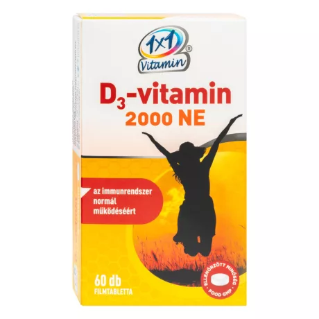 1X1 VITAMIN D3-vitamin 2000 NE filmtabletta 60 db