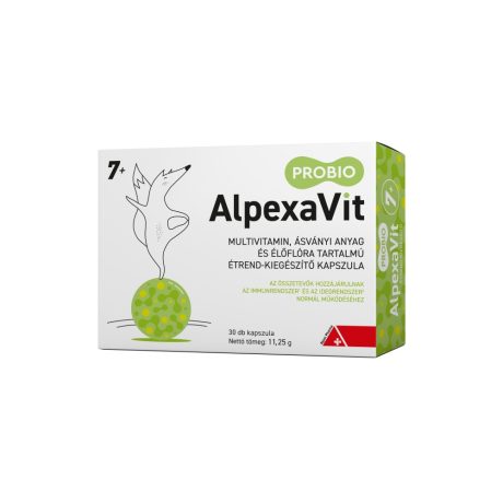 ALPEXAVIT PROBIO 7+ multivitamin kapszula 30 db