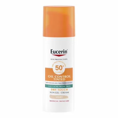 EUCERIN SUN FF50+ oil control krémgél világos 50 ml