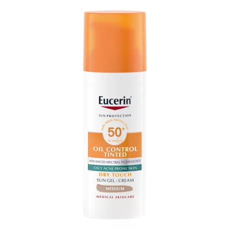 EUCERIN SUN FF50+ oil control krémgél közepes 50 ml
