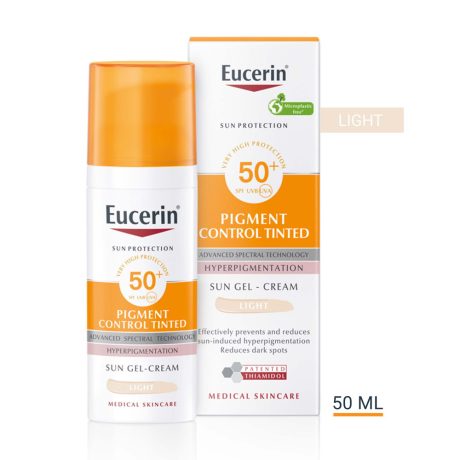EUCERIN SUN FF50 pigment control krém light 50 ml