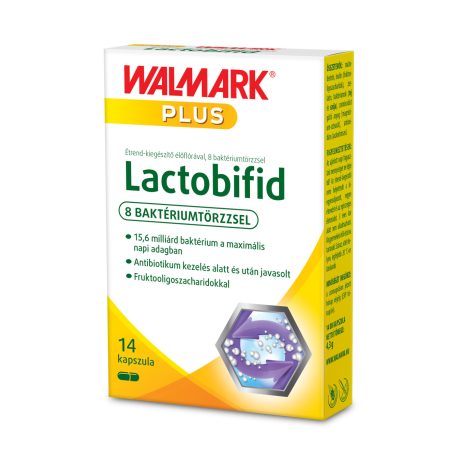 WALMARK LACTOBIFID étrendkiegészítő kapszula 14 db
